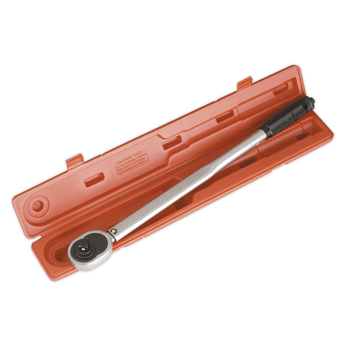 Sealey Torque Wrench Micrometer Style 1/2"Sq Drive 40-210Nm(30-155lb.ft) Calibra Sealey - Dynamic Drive