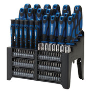 Draper Screwdriver and Bit Set, Blue (103 Piece) 28001 Draper - Dynamic Drive
