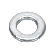 Sealey Flat Washer DIN 125 M5 x 10mm Form A Zinc Pack of 100 FWA510 Sealey - Dynamic Drive