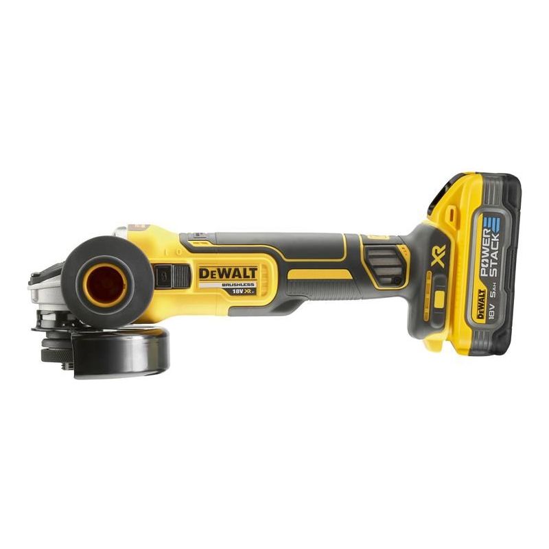 Dewalt Power Tools DCG409H2T XR Advantage Grinder 125mm 18V 2 x POWERSTACK™ 5.0Ah Li-ion DeWALT Power Tools - Dynamic Drive