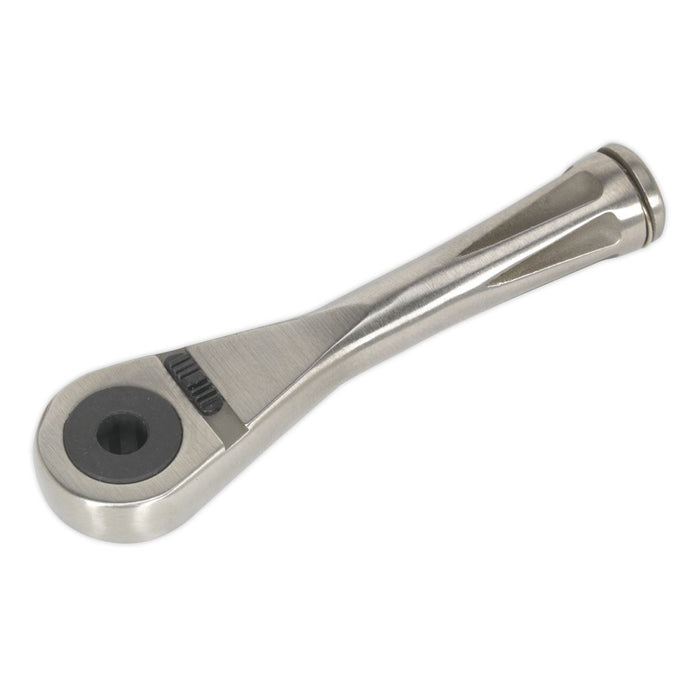 Sealey Bit Driver Ratchet Micro 1/4"Hex Stainless Steel AK6962 Sealey - Dynamic Drive