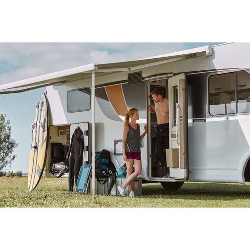 Thule Omnistor 8000 Awning 5.00m in anthracite black, fabric - mystic grey Thule - Dynamic Drive