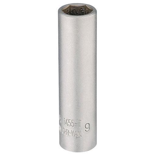 Draper Elora Deep Socket, 1/4" Sq. Dr., 9mm 58729 Draper - Dynamic Drive