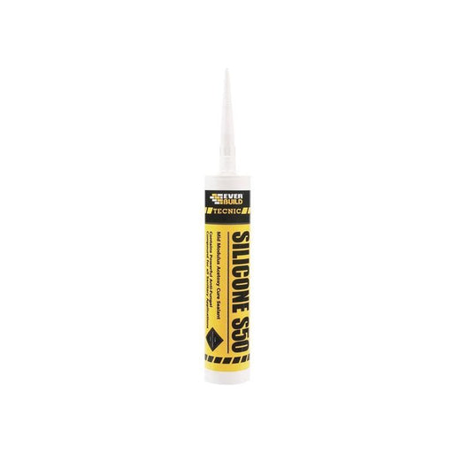 Everbuild Sika Tecnic Silicone S50 Translucent 310ml Everbuild Sika - Dynamic Drive