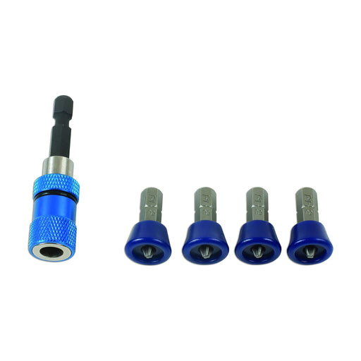 Laser Dry Wall Bit and Holder Set 5pc 7401 Laser - Dynamic Drive