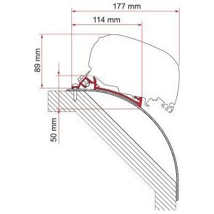Fiamma F80/F65 Adapter Kit Laika Kreos 05 98655-698 Fiamma - Dynamic Drive