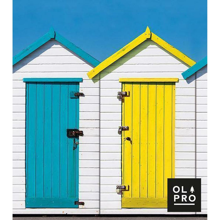 Olpro The Beach Hut 5 Pole Windbreak (Wooden poles) 140cm High Olpro - Dynamic Drive