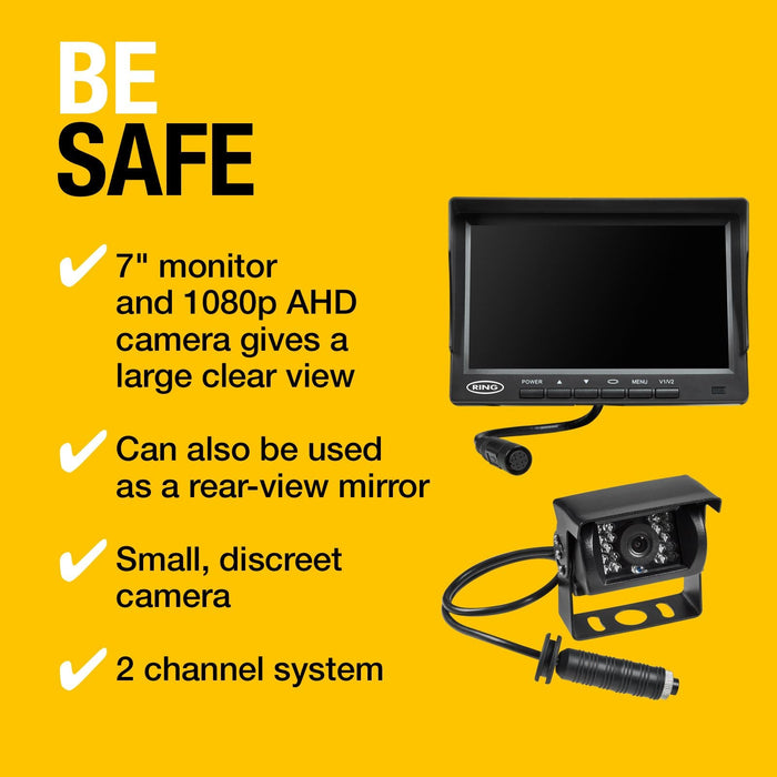 Ring 7 Reversing Camera System - RCS700N Ring Automotive - Dynamic Drive