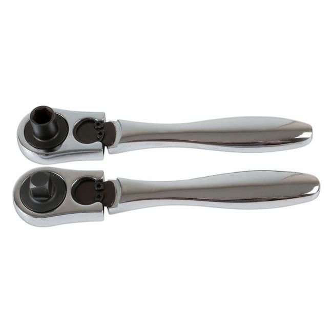 Laser Socket & Bit Driver Ratchet Set 1/4"D 2pc 6787 Laser - Dynamic Drive