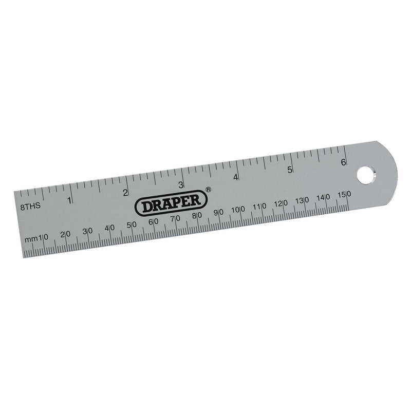 Draper Aluminium Rule, 152mm/6" 52396 Draper - Dynamic Drive