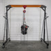 Sealey Portable Adjustable Gantry Crane with Geared Trolley Combo 1 Tonne Sealey - Dynamic Drive