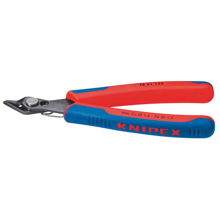 Draper Knipex 78 61 125 SBE Spring Steel Electronics Super-Knips, 125mm 12306 Draper - Dynamic Drive