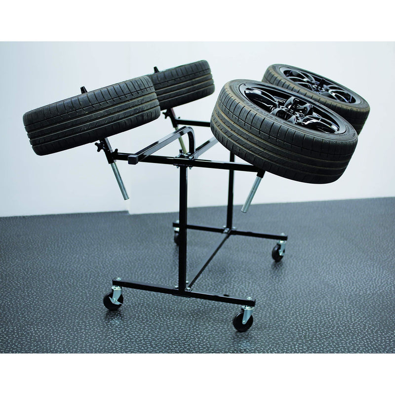 Power-Tec Alloy Wheel Painting Stand - Deluxe Heavy Duty 92417 Laser - Dynamic Drive