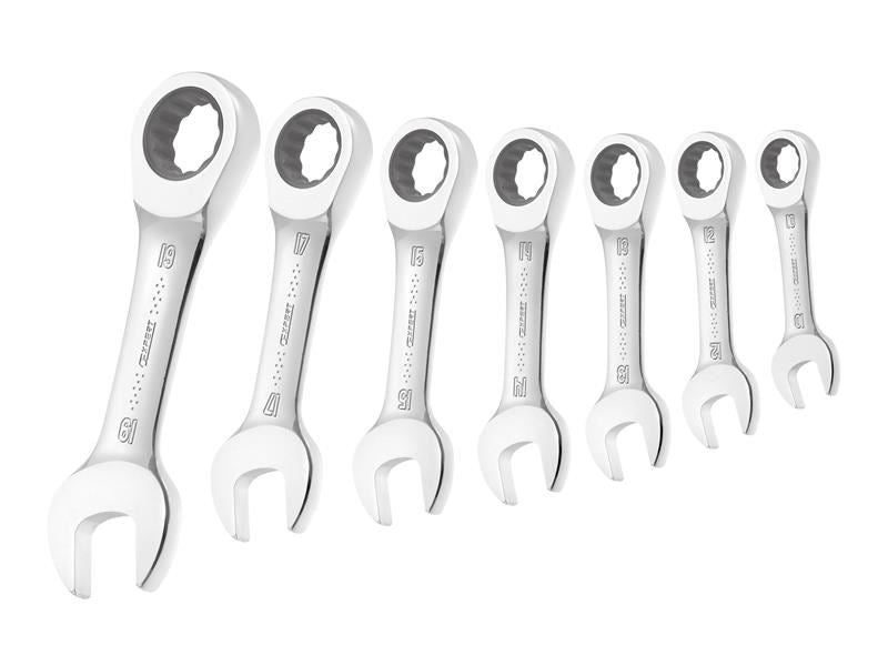 Expert Stubby Ratchet Spanner Set, 7 Piece Expert - Dynamic Drive
