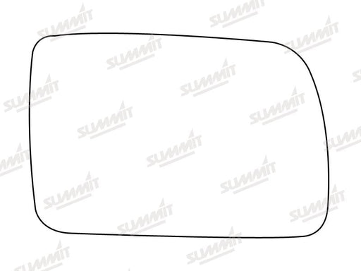 Summit Stick-On Standard Mirror Glass fits Kia Picanto 04 to 07 RHS Summit - Dynamic Drive