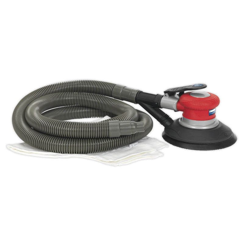 Sealey Air Palm Random Orbital Sander150mm Dust-Free Self-Contained GSA06 Sealey - Dynamic Drive
