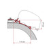 Fiamma Adapter Kit Rapido Distinction 550 (98655Z124) Fiamma - Dynamic Drive