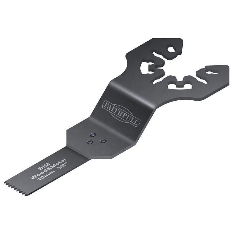 Faithfull Multi-Functional Tool Flush Cut Wood/Bi-Metal Blade 10mm Faithfull - Dynamic Drive