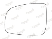 Summit Stick-On Standard Mirror Glass fits Nissan Note LHS Summit - Dynamic Drive
