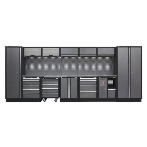 Superline Pro Superline PRO Storage System with Stainless Worktop 4.9m Superline Pro - Dynamic Drive