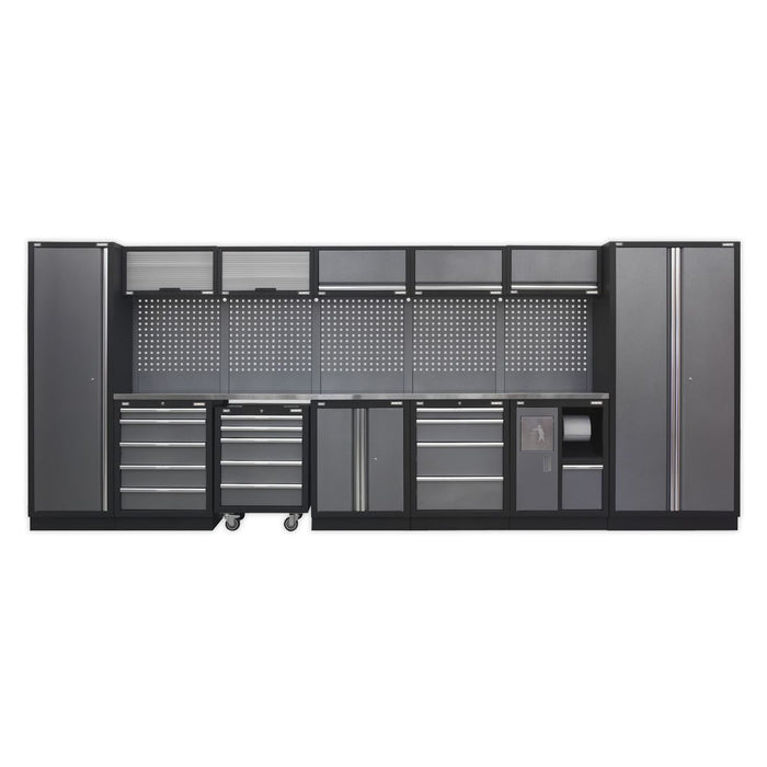 Superline Pro Superline PRO Storage System with Stainless Worktop 4.9m Superline Pro - Dynamic Drive