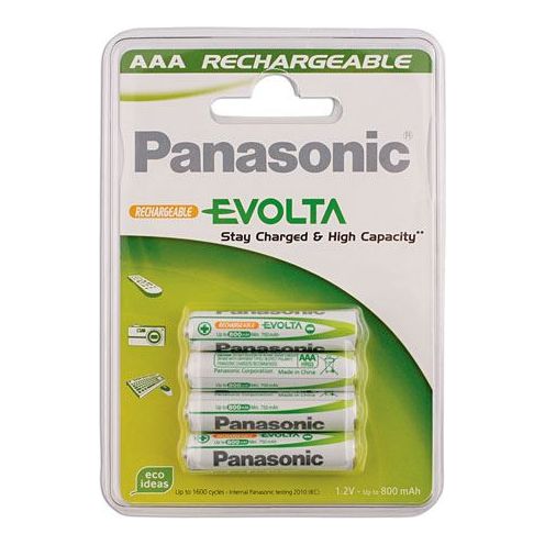 Connect Panasonic Evolta Rechargeable AAA Battery 4pc x 12 30650 Tool Connection - Dynamic Drive