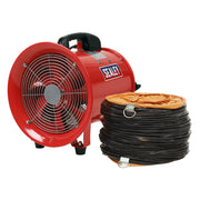 Sealey Portable Ventilator250mm with 5m Ducting VEN250 Sealey - Dynamic Drive