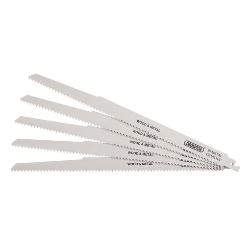 Draper Bi-metal Reciprocating Saw Blades for Multi-Purpose Cutting, 300mm, 6tpi Draper - Dynamic Drive
