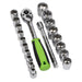 Sealey Socket Set 19pc 3/8"Sq Drive 6pt WallDrive Metric S01243 Sealey - Dynamic Drive