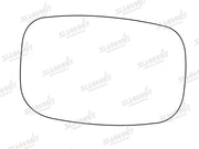 Summit Stick-On Standard Mirror Glass fits Ford Fiesta 94 on LHS Summit - Dynamic Drive