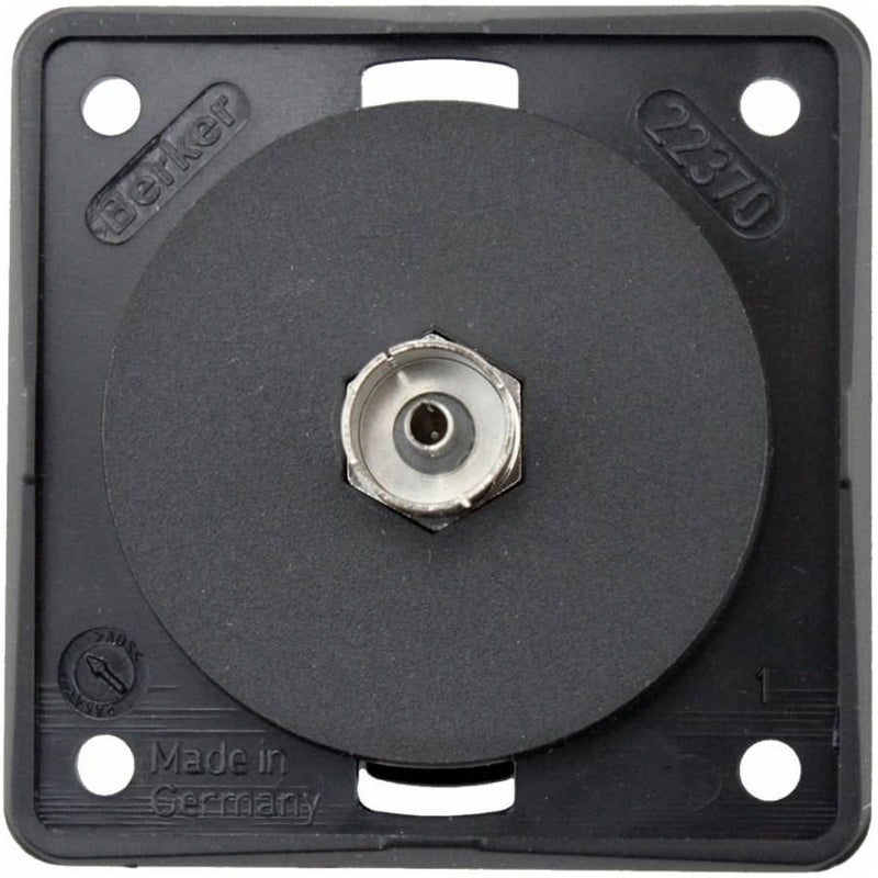 Berker TV Aerial Outlet Socket for Caravan & Motorhome - Single Co-Axial Point Berker - Dynamic Drive