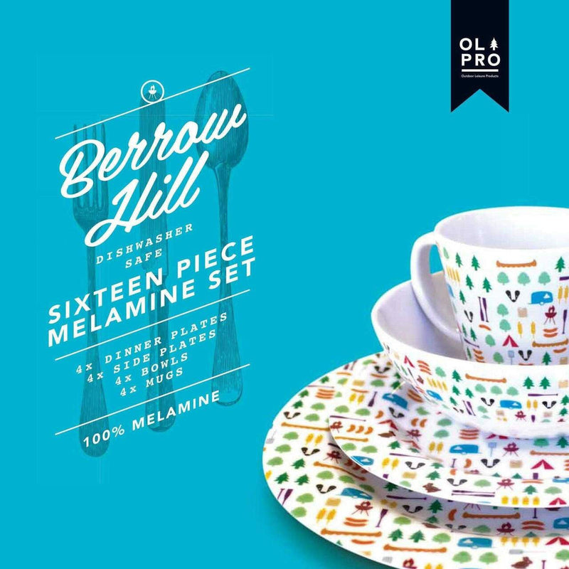 Olpro Berrow Hill Melamine Set (16 Piece) Olpro - Dynamic Drive