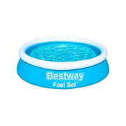 Bestway 6Ft X 20 inch Fast Set Swimming Pool Paddling Water Garden Fun Kids Bestway - Dynamic Drive