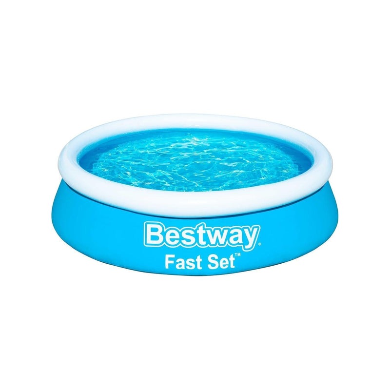 Bestway 6Ft X 20 inch Fast Set Swimming Pool Paddling Water Garden Fun Kids Bestway - Dynamic Drive