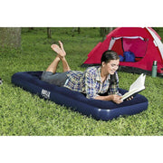 Bestway Inflatable Single Air Bed Premium Quality Flocked Blow Up Mattress Bestway - Dynamic Drive