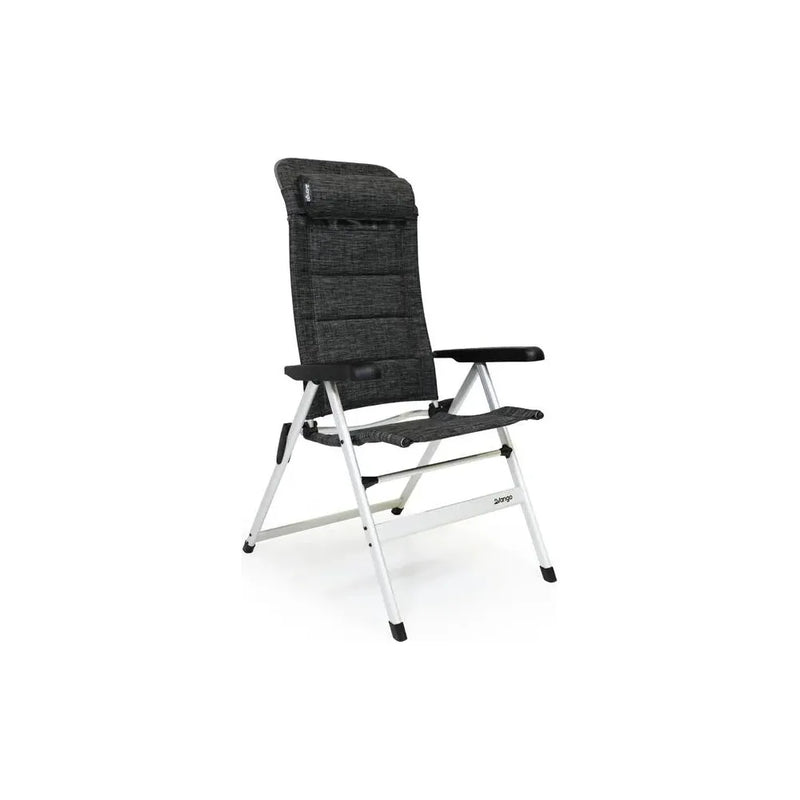 Vango Tuscany Recliner Camping Chair Tall Heather Grey Vango - Dynamic Drive