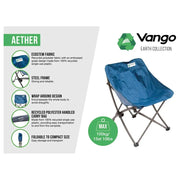 Vango Aether Std Moroccan Blue Chair Vango - Dynamic Drive