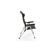 Vango Balletto Grey Recliner Chair Tall Heather Vango - Dynamic Drive