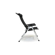 Vango Tuscany Recliner Camping Chair Tall Heather Grey Vango - Dynamic Drive