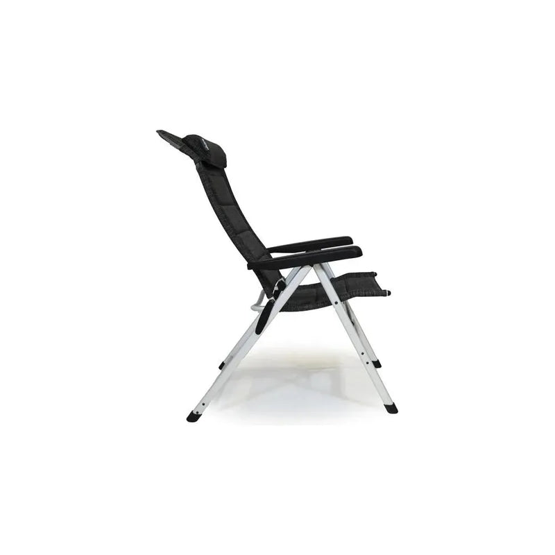 Vango Tuscany Recliner Camping Chair Tall Heather Grey Vango - Dynamic Drive