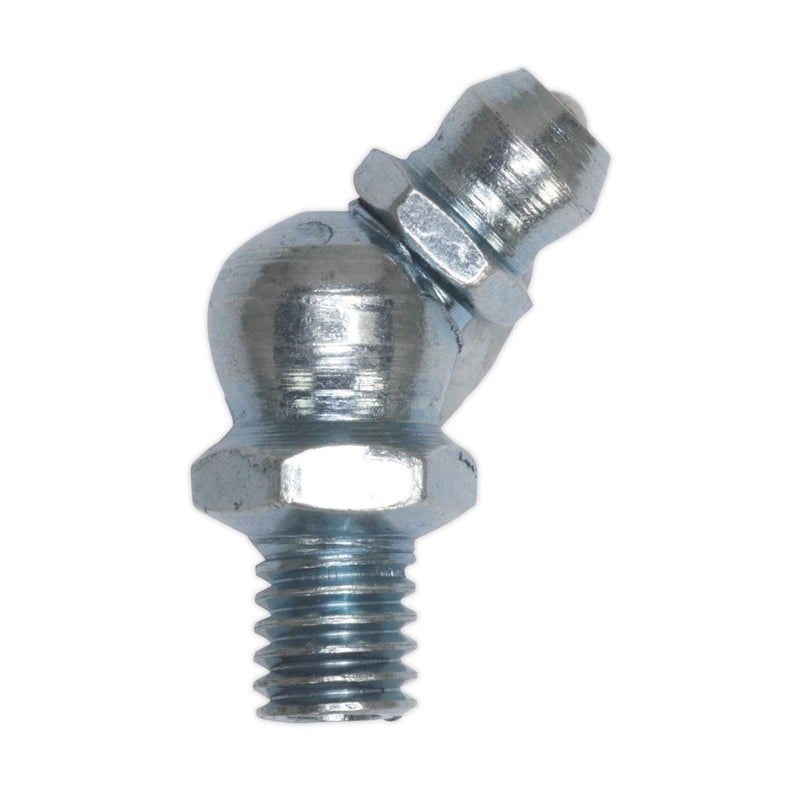 Sealey Grease Nipple 45 1/8"BSP Gas Pack of 25 GNI11 Sealey - Dynamic Drive
