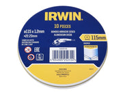 Irwin® Metal Cutting Disc 115 x 1.2 x 22.2mm Tin of 10 IRWIN® - Dynamic Drive
