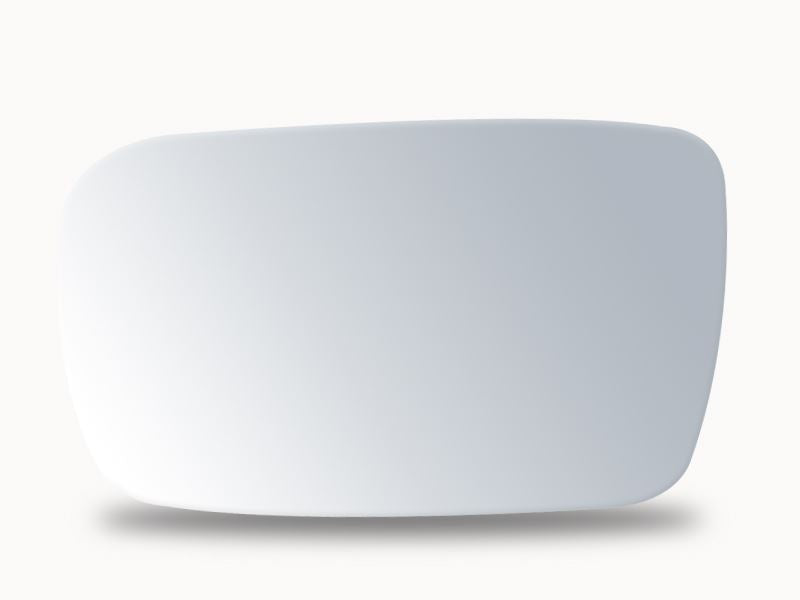 Summit Stick-On Standard Mirror Glass fits Toyota Yaris LHS Summit - Dynamic Drive