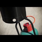 Dellonda Outdoor Garden Gas Patio Heater 13kW Commercial & Domestic Use Black Dellonda  - Dynamic Drive