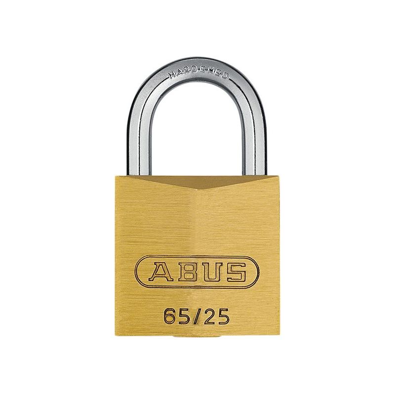 Abus Mechanical 65/25mm Brass Padlock Carded ABUS Mechanical - Dynamic Drive