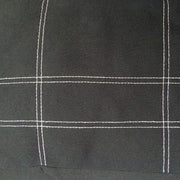 Sakura Seat Covers Checks Full Set includes Head Rest, Black/ White Sakura  - Dynamic Drive