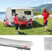 Fiamma Grey Caravanstore 280 XL Royal Grey Fabric (07740C01R) Manual Awning Rail Fiamma - Dynamic Drive
