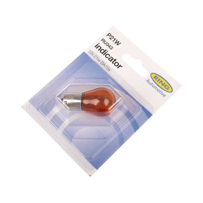 Ring Automotive RU343 12V 21W Ba15S Scc Indicator (Amber) Ring  - Dynamic Drive