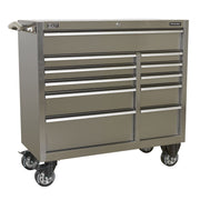 Sealey Rollcab 11 Drawer 1055mm Stainless Steel Heavy-Duty PTB105511SS Sealey - Dynamic Drive