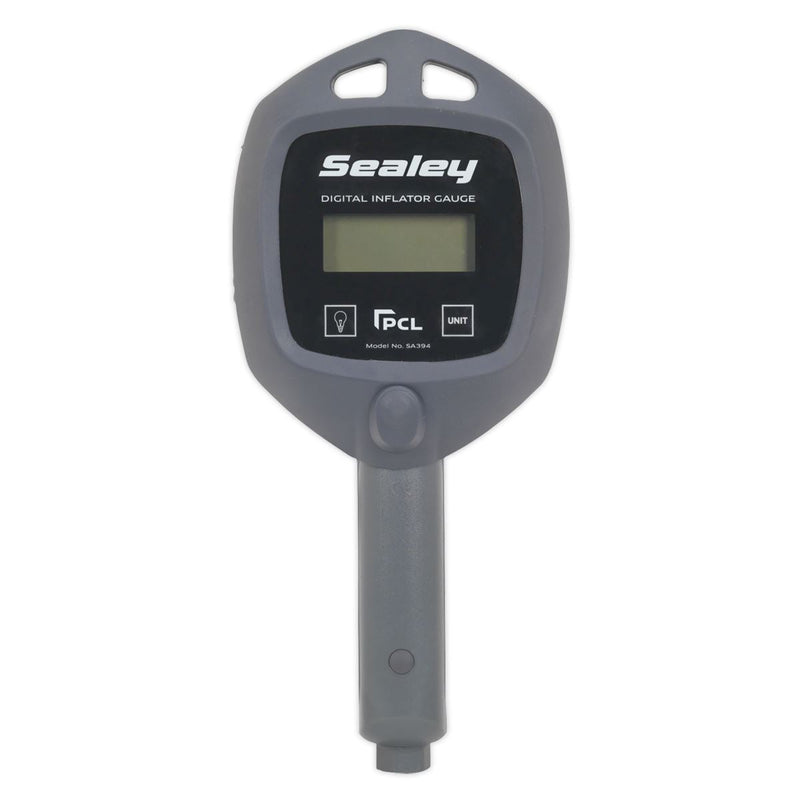 Sealey Digital Tyre Inflator with Clip-On Connector SA394 Sealey - Dynamic Drive
